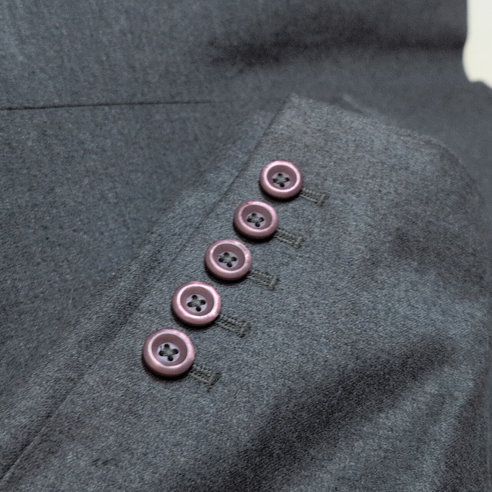 Ellen Tracy Charcoal Blazer/Jacket Size 14 - Picture 4 of 10
